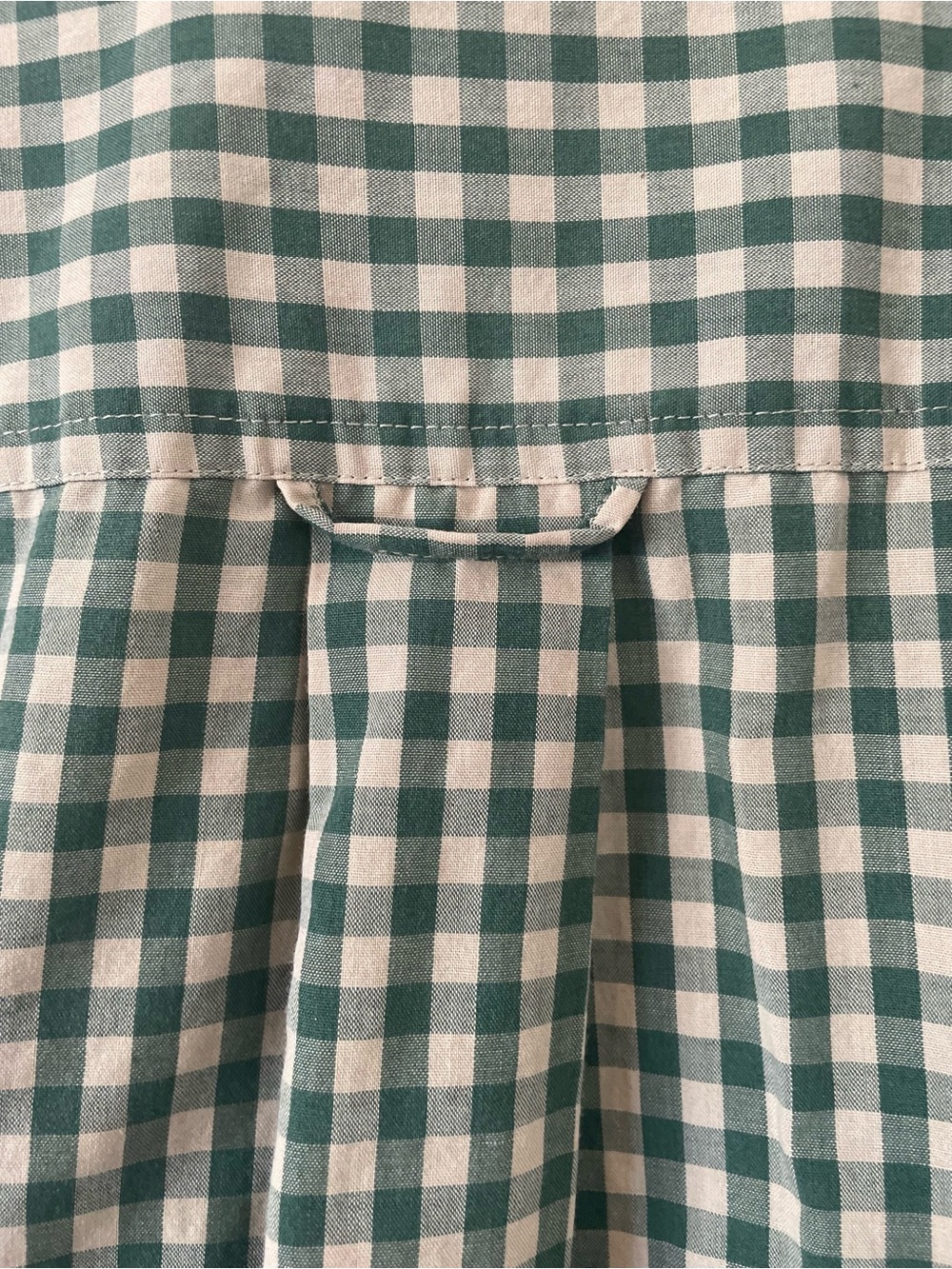 Chaps Ralph Lauren Green Gingham Button-Down Long Sleeve Shirt size Medium - Picture 6 of 11